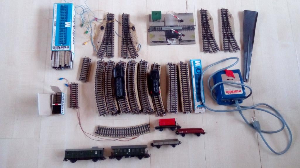 Marklin trein set, Wisselstroom, Gebruikt, Locomotief, Analoog