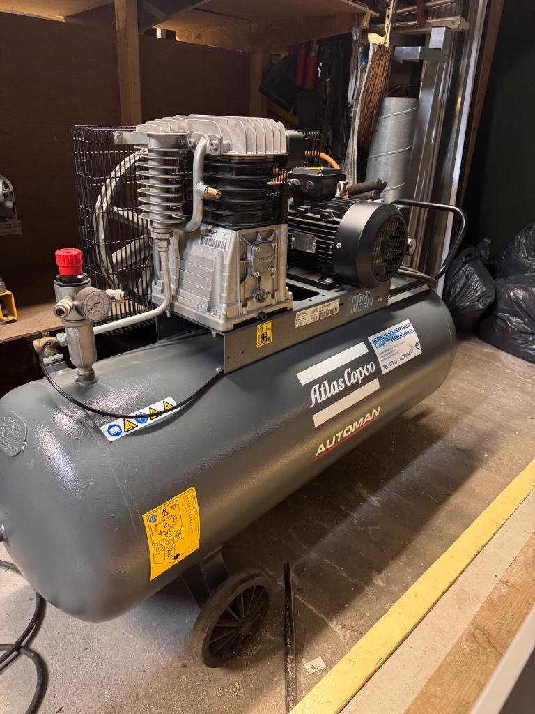 Compressor Atlas Copco 200ltr 400V, 100 liter of meer, Ophalen, Zo goed als nieuw