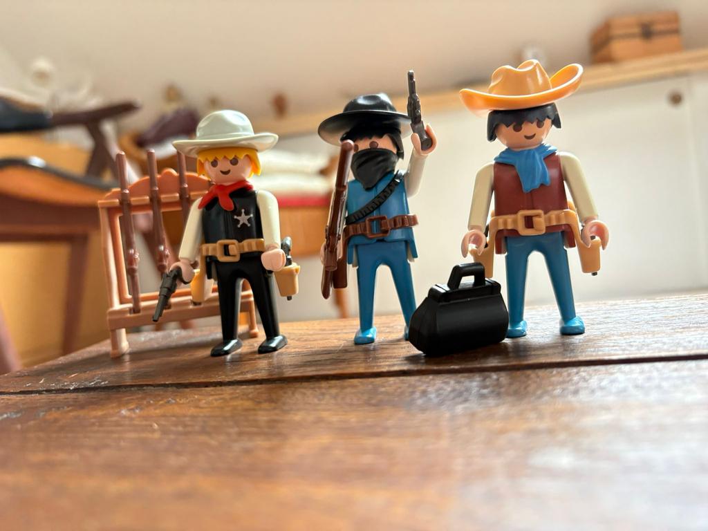 Playmobil Western poppetjes, Ophalen of Verzenden, Zo goed als nieuw