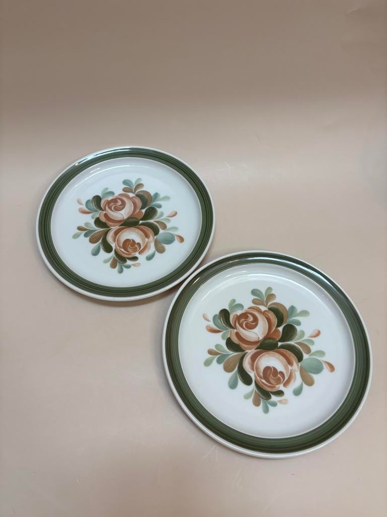 Hutschenreuther Jolie Table ontbijtbordjes vintage ongebruik, Ophalen of Verzenden