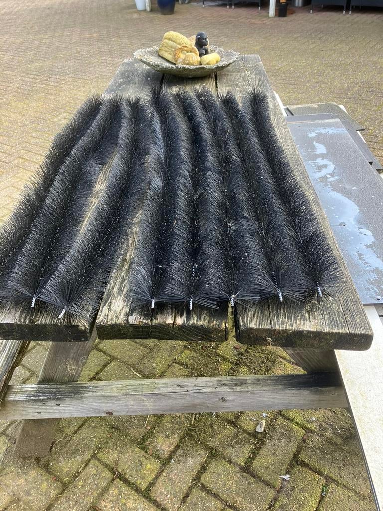 8 x 1 meter egelstroken voor de goot, Ophalen, Zo goed als nieuw, Zwart, Kunststof