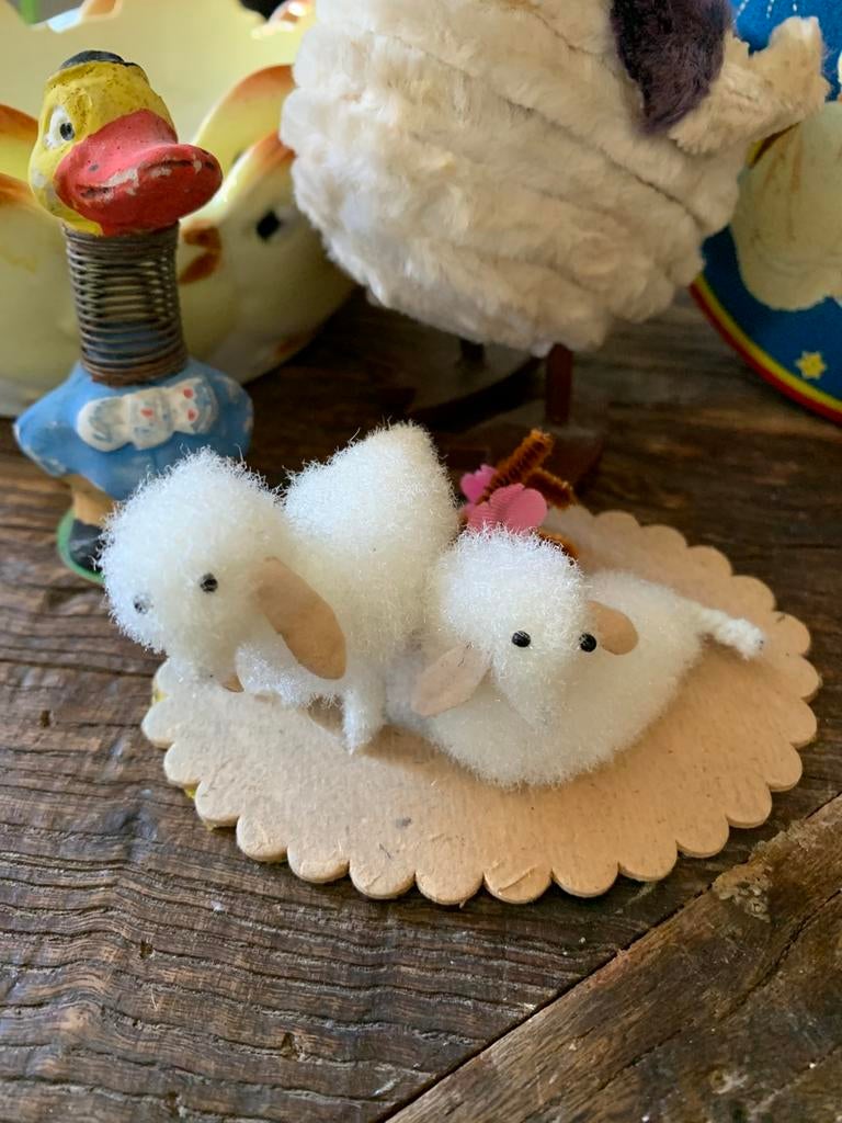 #Pasen schattige chinelle Schaapjes, Gebruikt, T, Ophalen of Verzenden, N