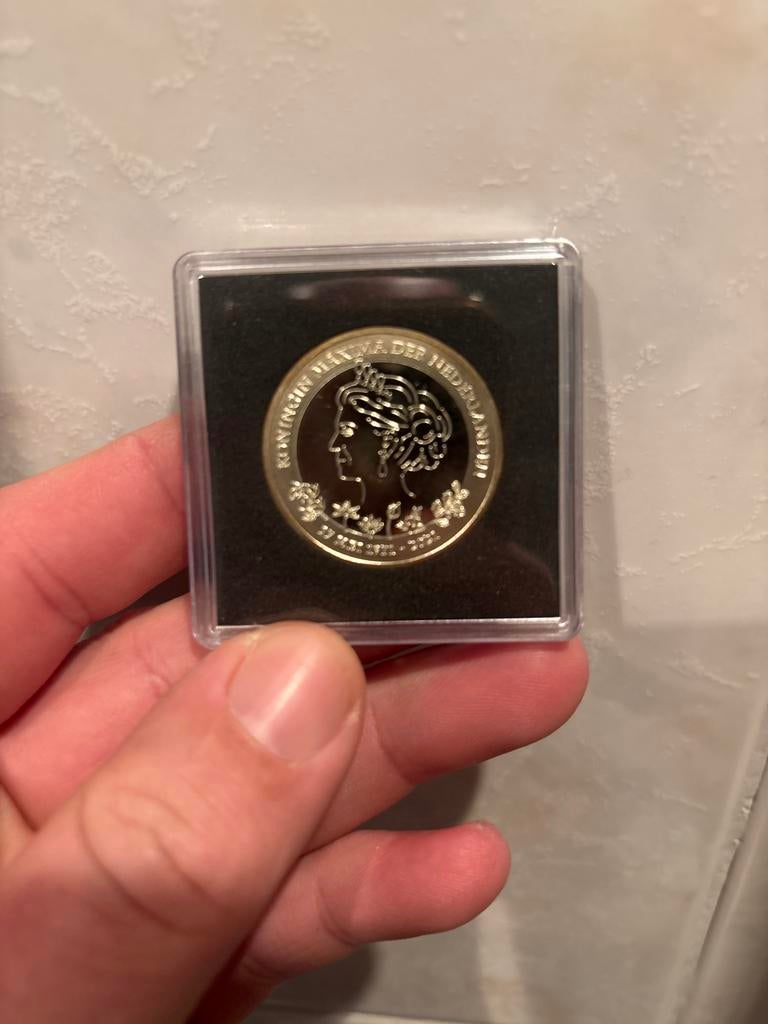 Herdenkingsuitgifte Koningin Máxima 50 jaar, Postzegels en Munten, Munten | Nederland, Koningin Beatrix, Geboorte of Huwelijk