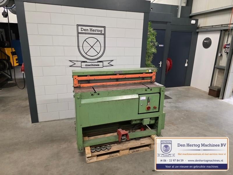 JORG schaar 4022 cap. 1250x2mm stil en compact in gebruik, Ophalen, Gebruikt