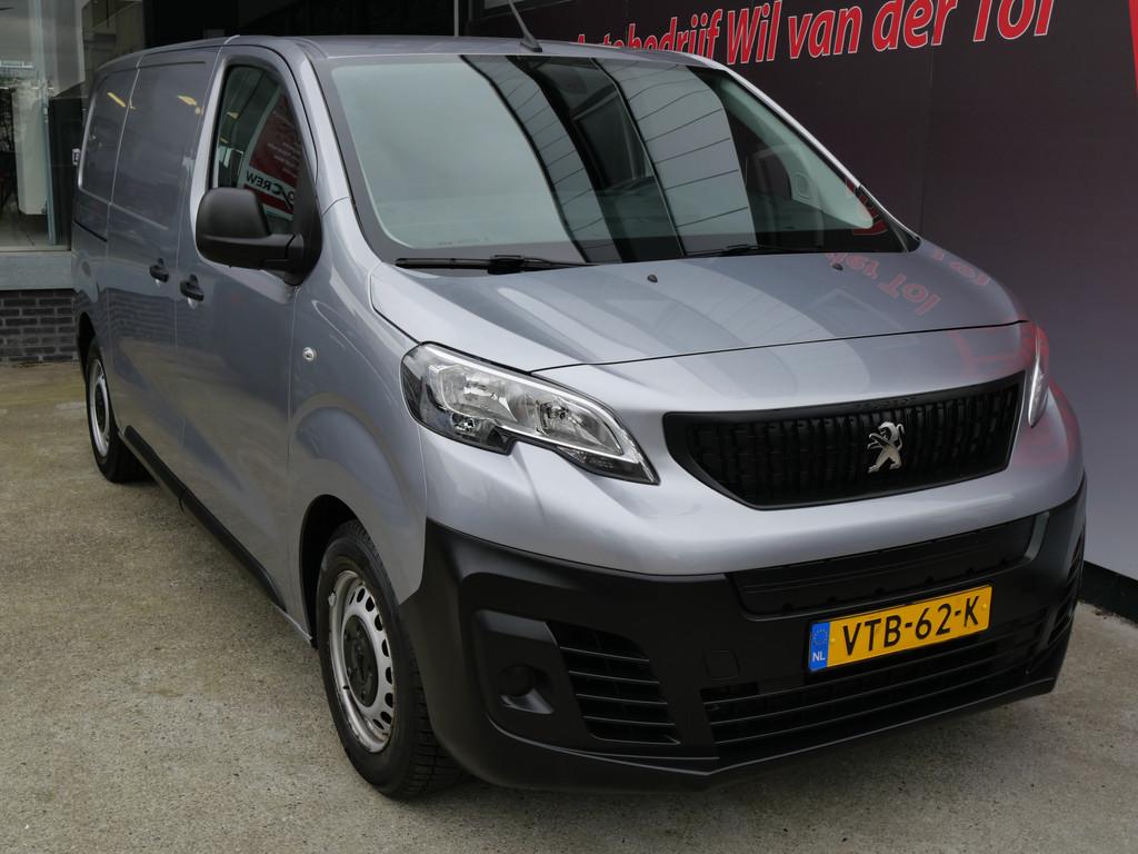 Peugeot e-Expert PREMIUM 75 kWh | LANG | CARPLAY | CRUISE |, Gebruikt, Zwart, Origineel Nederlands, 2 stoelen