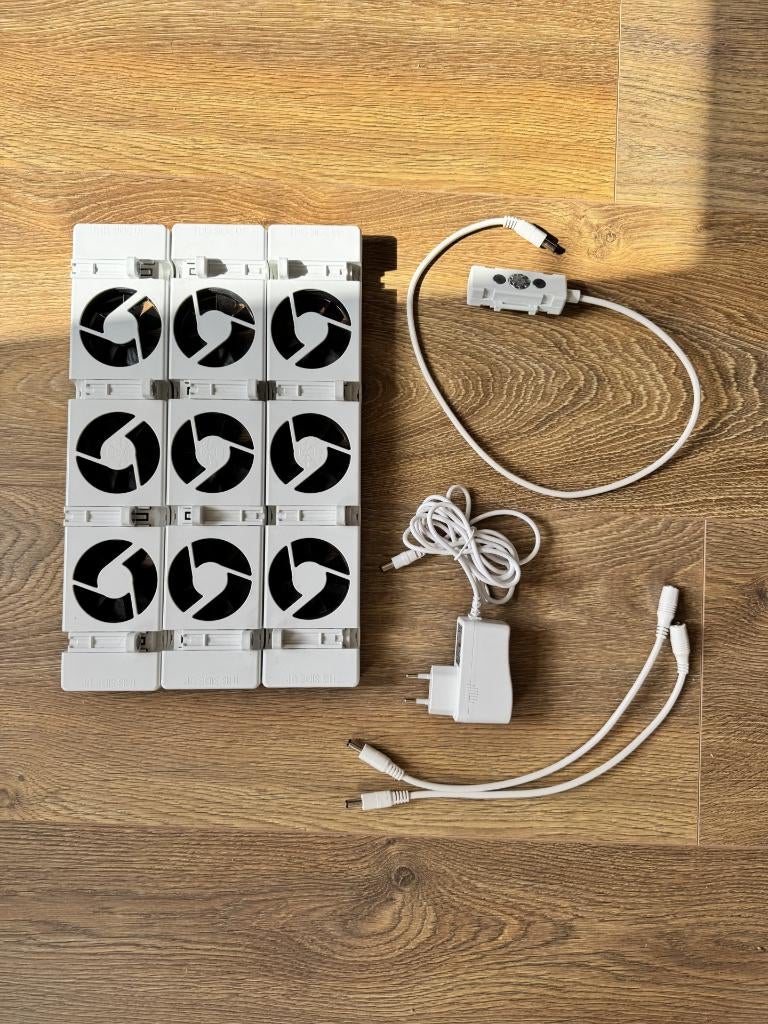 SpeedComfort radiatorventilator trio set, Ophalen, Gebruikt, Minder dan 30 cm, Radiator