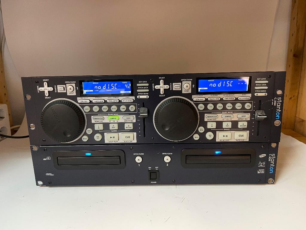 STANTON C.504 Professional Dual Rackmount CD/MP3 Player, Audio, Tv en Foto, Overige merken, N, Ophalen of Verzenden, N