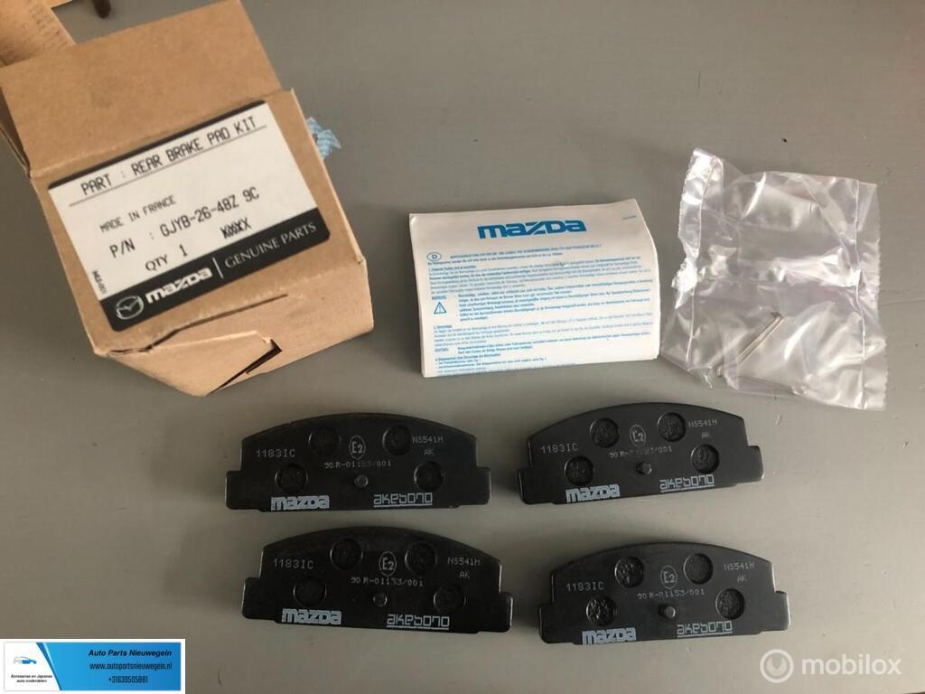 Remblokset Mazda RX-7 ('79-'95) GJYB-26-48 9C, Nieuw, Ophalen of Verzenden, Mazda, Mazda