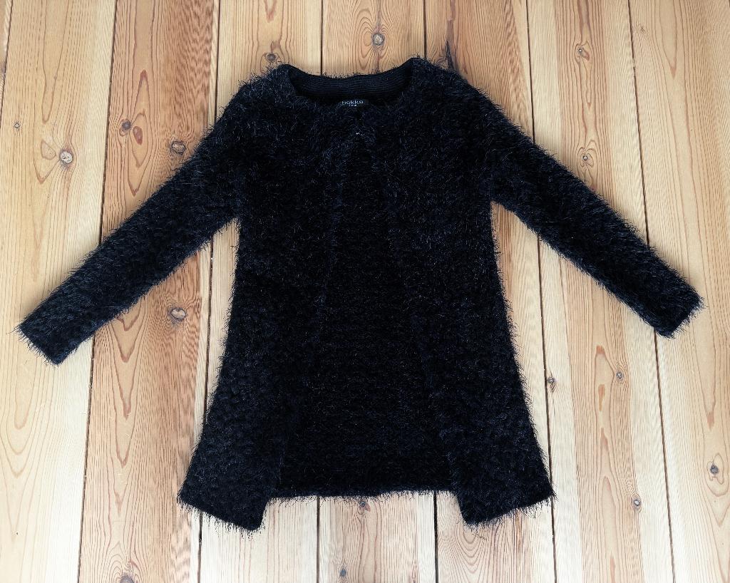 Vest Bekka Paris - Fluffy Zwart - One Size / Small 34 36, Ophalen of Verzenden, Zo goed als nieuw, Maat 36 (S), Zwart