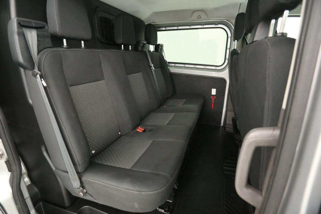 Ford Transit Custom 2.0 TDCI | MARGE | DC | 6-Zits | Airco |, Auto's, Bestelauto's, Voorwielaandrijving, Stof, Euro 6, 4 cilinders