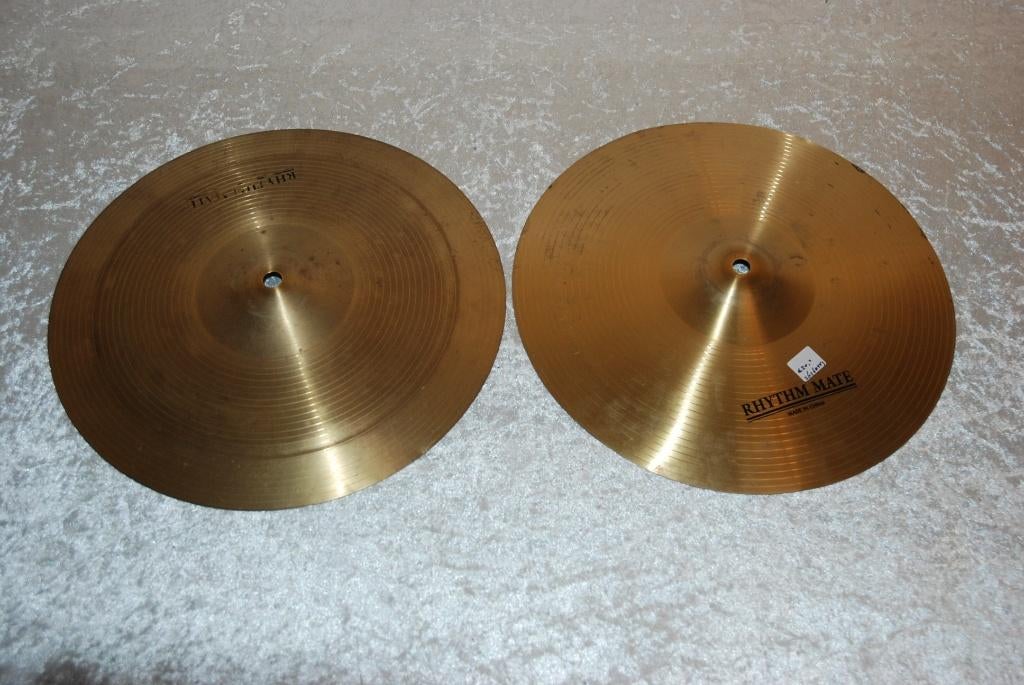 Rhythm mate hihat bekkens 13 inch   <26260459>, Gebruikt, ., Drums of Percussie, Ophalen of Verzenden