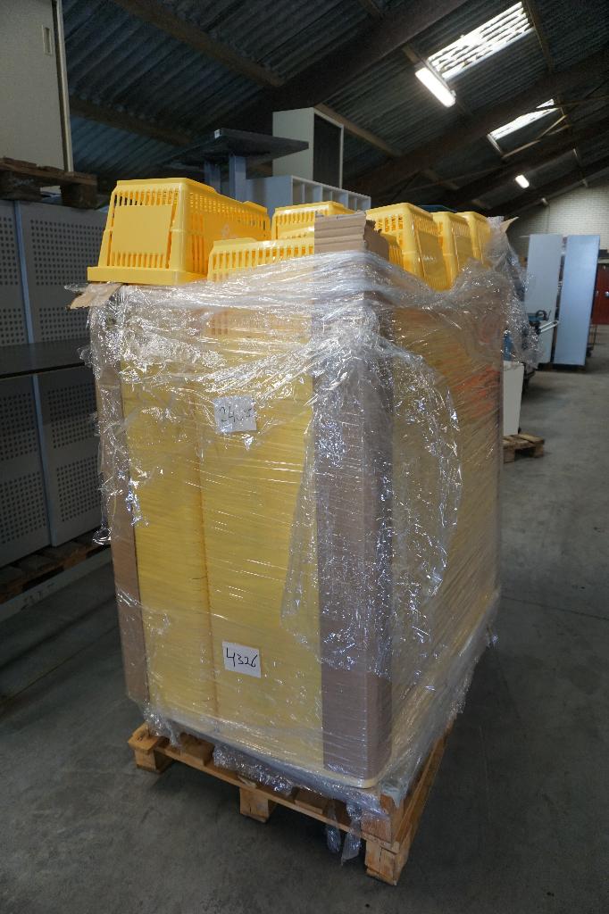 Partij winkelmandjes winkelmand kunstof mandjes, Kunststof, Gebruikt, Mand, Ophalen of Verzenden