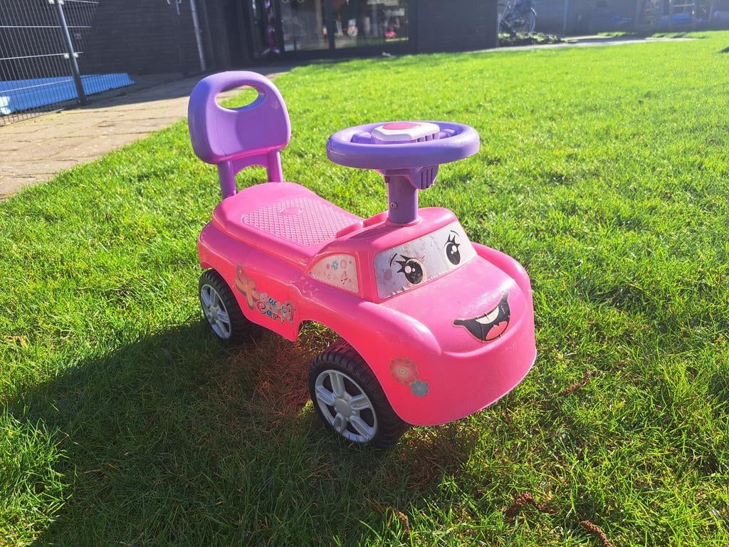 Roze Loopauto voor Kinderen, Ophalen of Verzenden, Gebruikt, Loopvoertuig