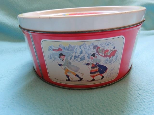 Zweeds koekblik trommel Svenska traditioner Anna Stenberg, Ophalen of Verzenden, Gebruikt