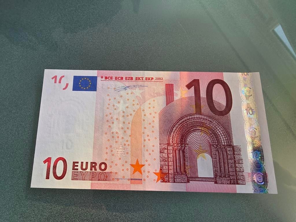 10 euro biljet 2002 Nederland unc Duisenberg, Postzegels en Munten, Bankbiljetten | Europa | Eurobiljetten, Ophalen, Overige landen