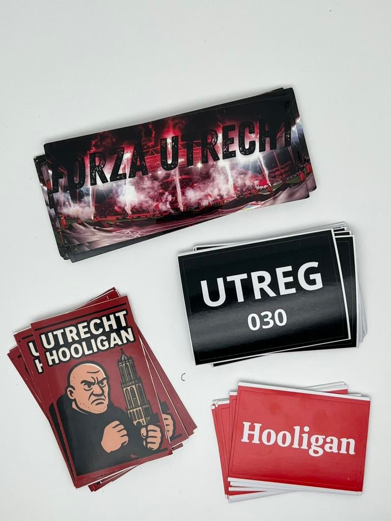 Fc Utrecht stickers, Verzenden, Zo goed als nieuw