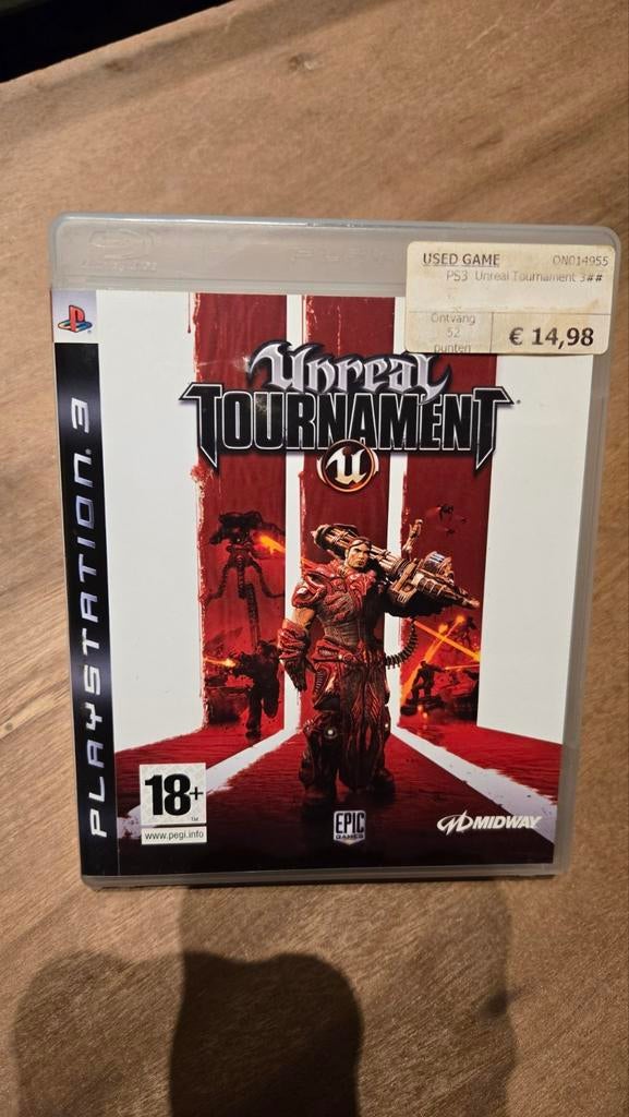 Unreal tournament 3 PS3, Gebruikt, Vanaf 18 jaar, Shooter, 1 speler