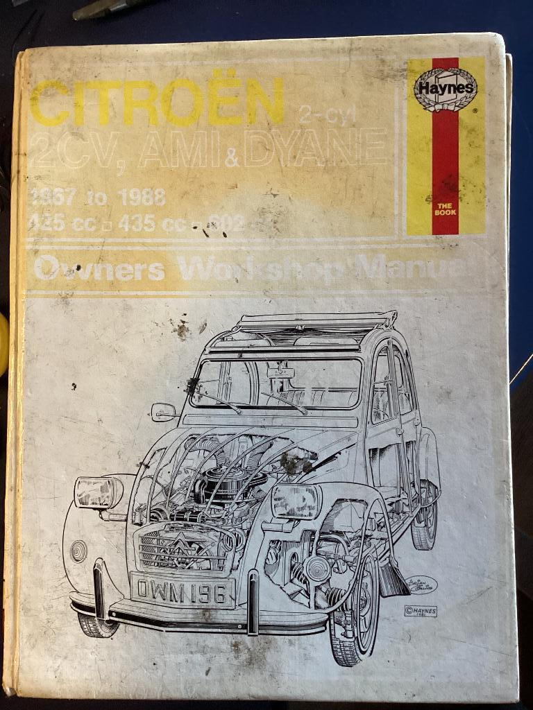 Haynes workshop manual Citroen 2CV, Dyane, Ami 2-cil '67-88, Gelezen, Ophalen of Verzenden, Haynes, Citroën