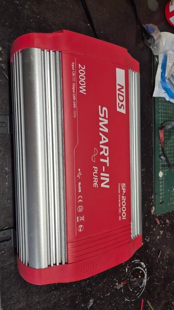 NDS 2000w omvormer smart-in zuivere sinus, Ophalen of Verzenden, Zo goed als nieuw