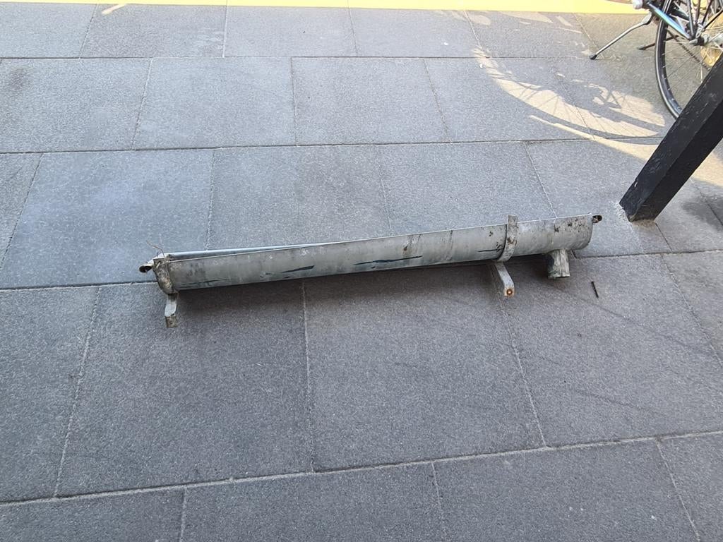 Dak goot zink Lengte 135 breedte 20, Ophalen of Verzenden