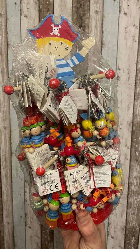 Toren “figuur” piraat met 72x kleine poppetjes, Ophalen of Verzenden, Nieuw
