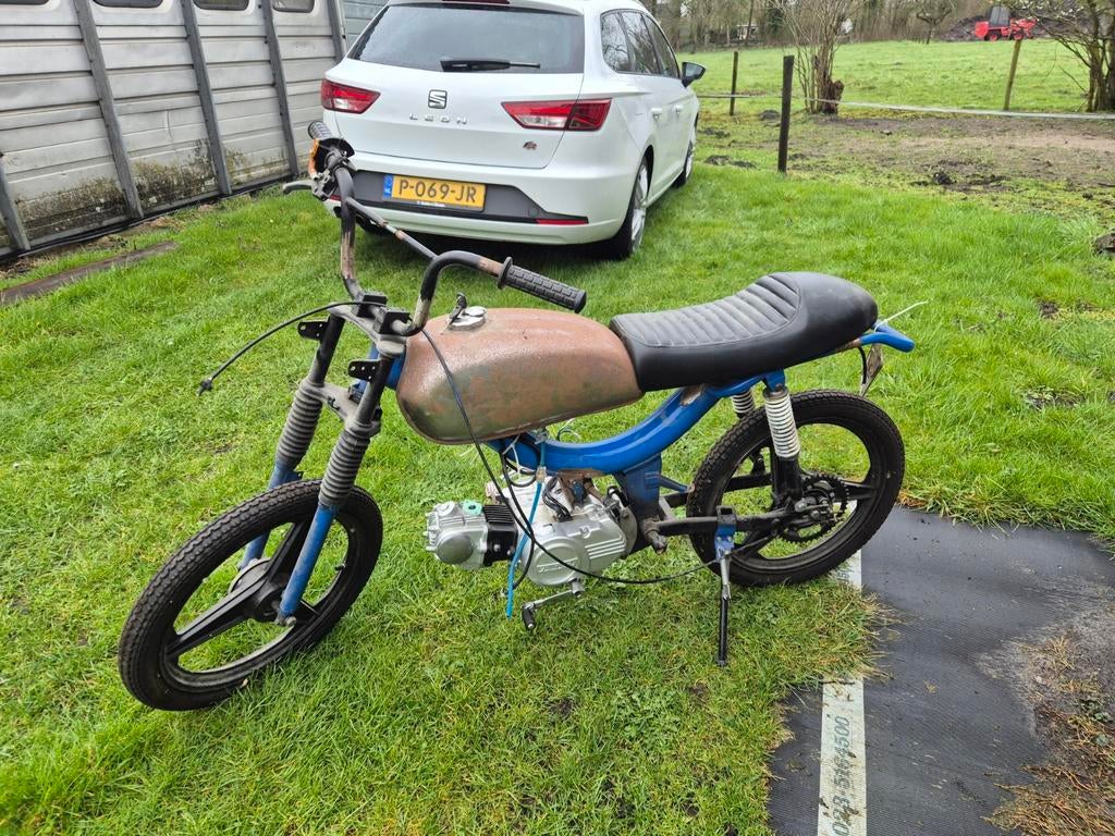 Puch z1 cafe racer/scrambler project, honda moter, Ophalen, Overige modellen