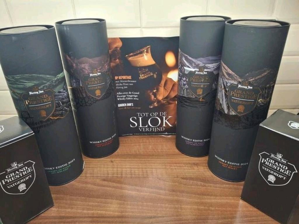 Hertog Jan Grand Prestige Vatgerijpt 2024 / Whisky Editie, Ophalen of Verzenden, Nieuw, Flesje(s), Hertog Jan