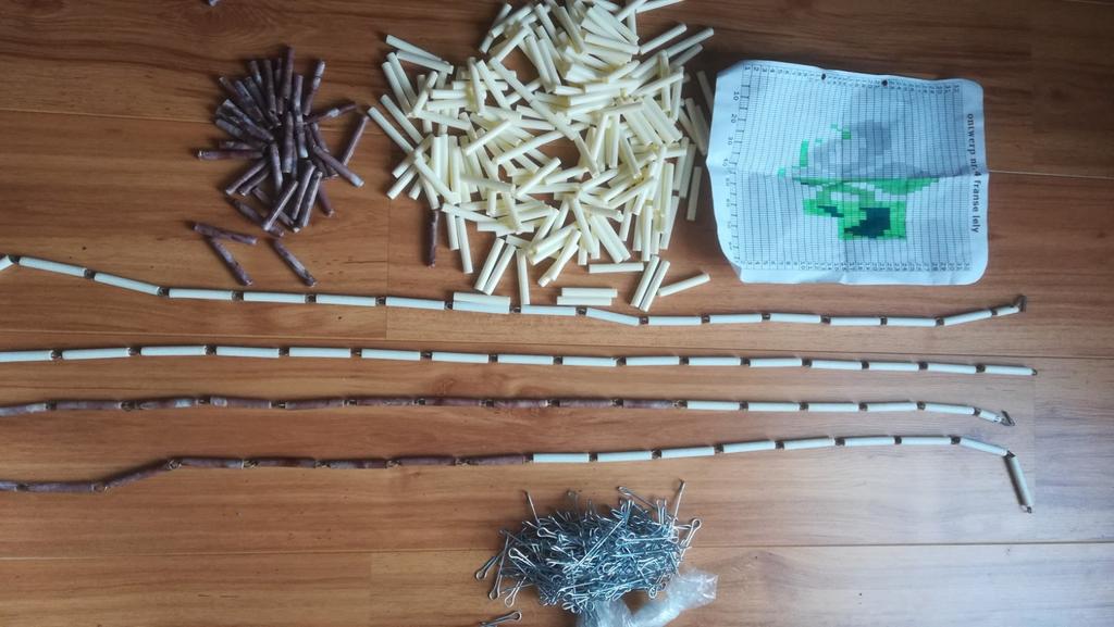 Vliegen hor gordijn  2 meter hoog.. 90 cm breed., Verzamelen, Ophalen of Verzenden