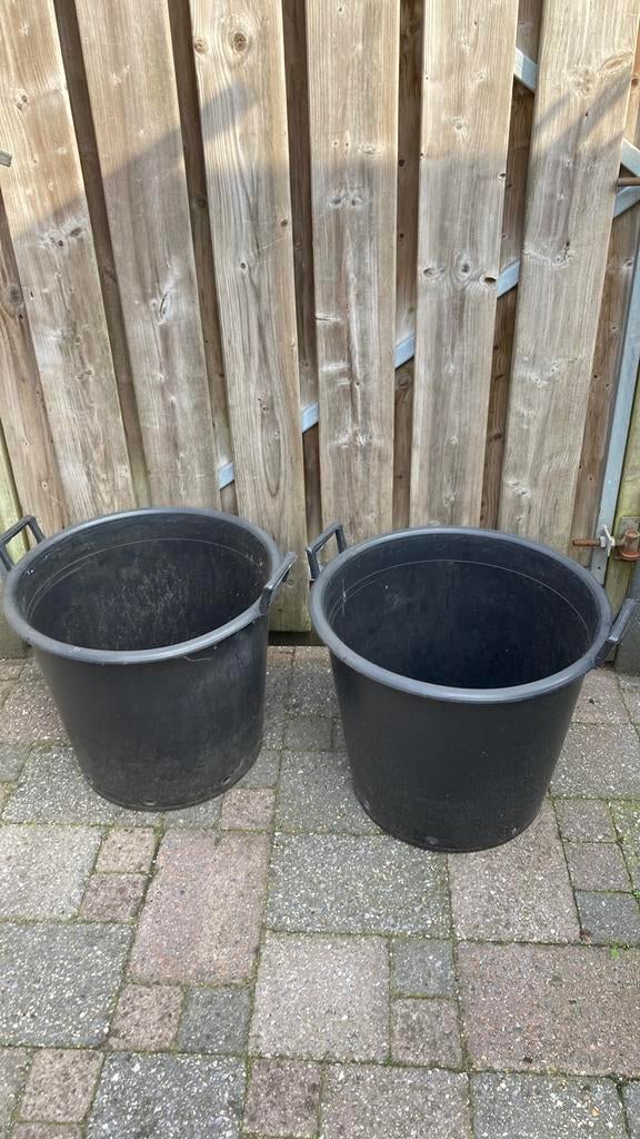 Boomkuip/container, Ophalen, Gebruikt, Rond, Kunststof