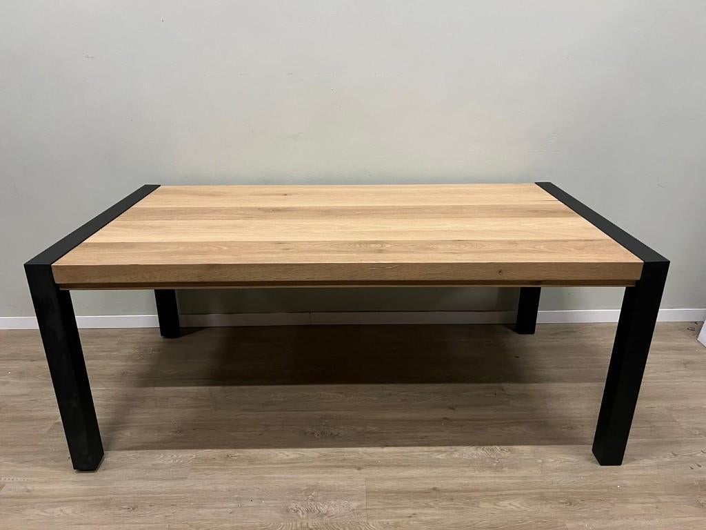 Brooklyn eettafel 190cm van Happy@Home, Nieuw, Ophalen of Verzenden, Minder dan 100 cm, Metaal
