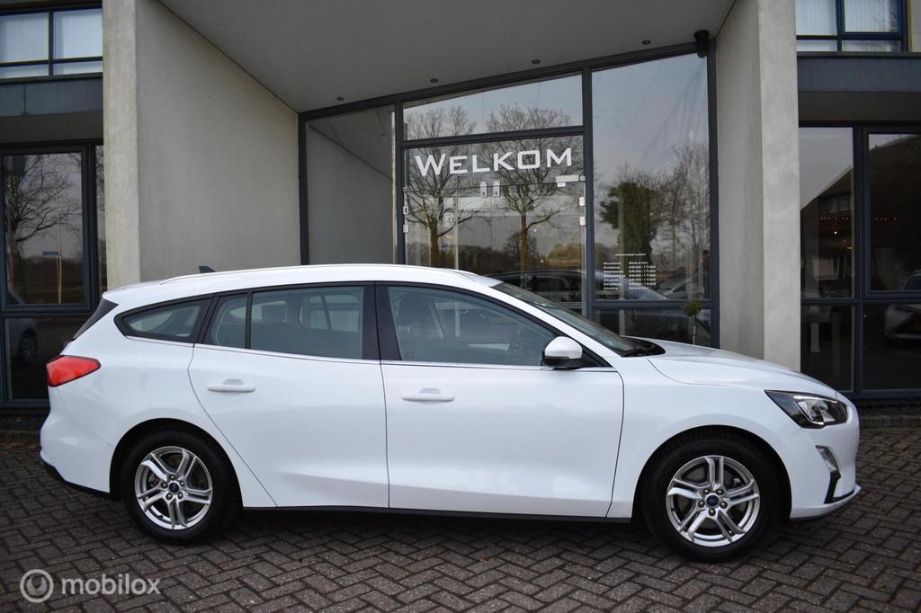 Ford Focus Wagon 1.0 EcoBoost Hybrid Active 2020|Camera|LED!, Stof, Lichtsensor, Wit, Origineel Nederlands