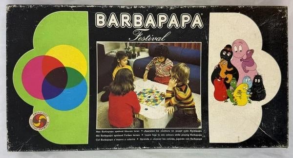 Vintage Barbapapa Festival Bordspel Kleuren Leren 1975 spel, Coolsingel 104, 3011 AG Rotterdam, Netherlands, Verzenden, Een of twee spelers