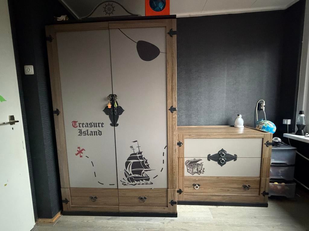 Kinderkamer piraten thema, Ophalen, Gebruikt, Jongetje