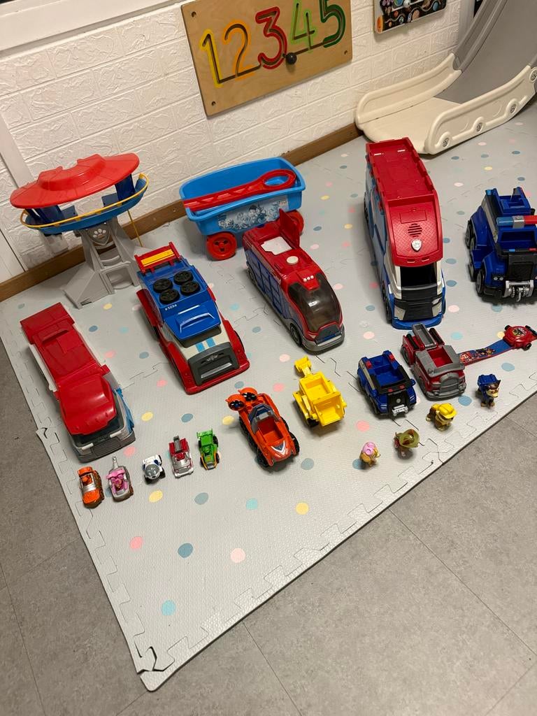 Paw Patrol speelgoed set, Ophalen of Verzenden, Gebruikt, Jongen of Meisje