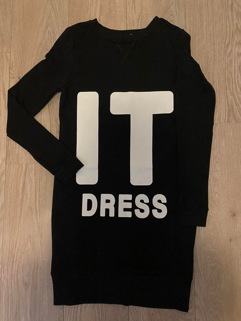 Nikkie Jerseyjurk maat 34 zgan, Ophalen, Zwart, Zo goed als nieuw, Maat 34 (XS) of kleiner