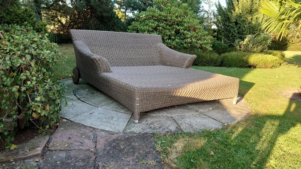 Mooi groot 4 Seasons Valentine ligbed, Ophalen, Zo goed als nieuw, Wicker