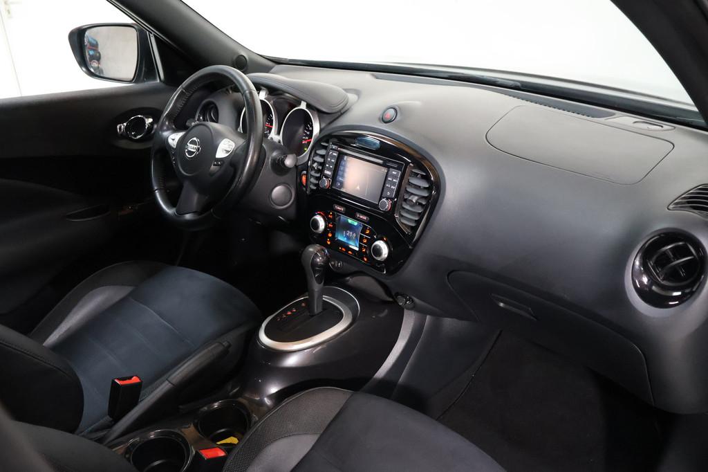 Nissan Juke 1.6 Tekna | 360cam | Pano | Trekhaak | Automaat, Auto's, Nissan, 4 cilinders, Leder en Stof, SUV of Terreinwagen, 117 pk