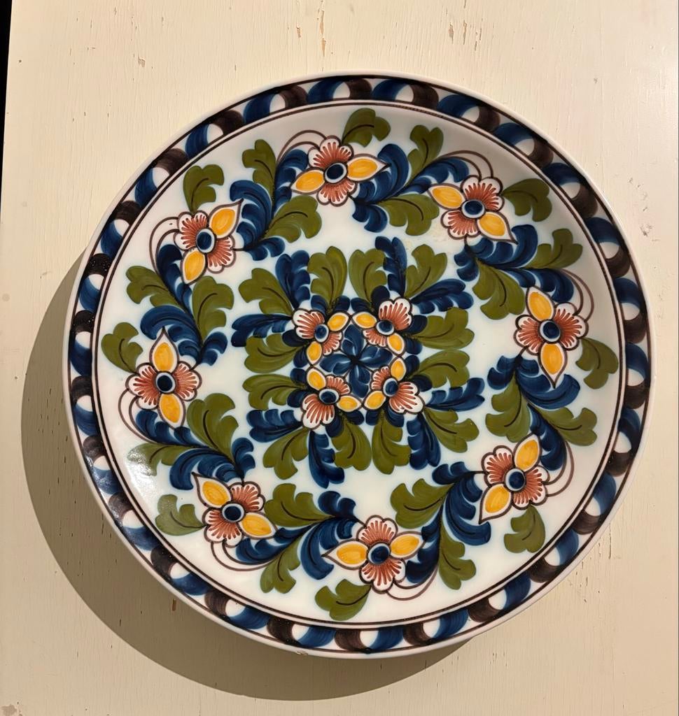 Decoratief Wandbord Koninklijkei Tichelaar Makkum, Antiek en Kunst, Antiek | Wandborden en Tegels, Ophalen