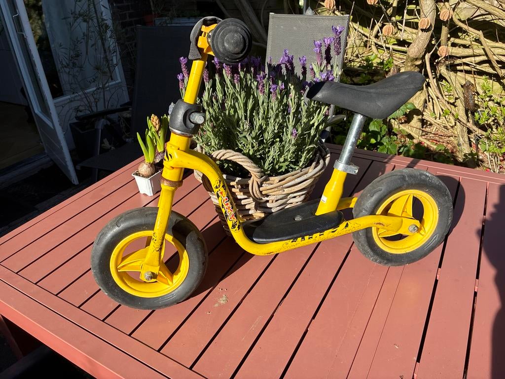 Puky loopfiets geel, Ophalen, Gebruikt, Loopfiets