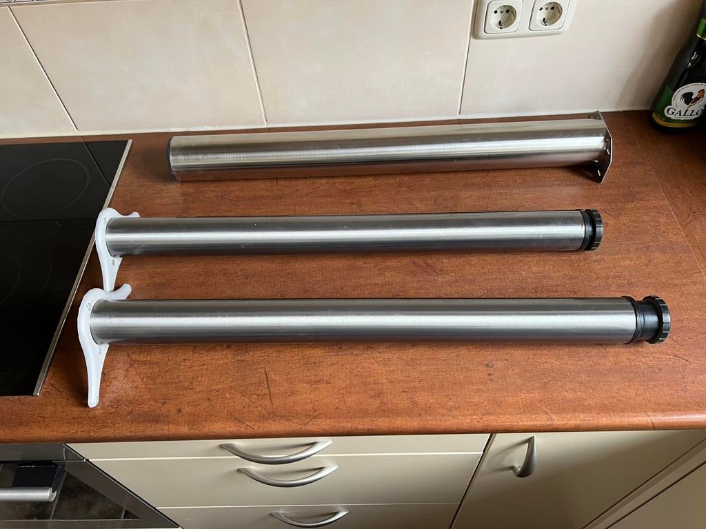 GRATIS tafelpoten, Ophalen, Gebruikt, Rond, 50 tot 100 cm