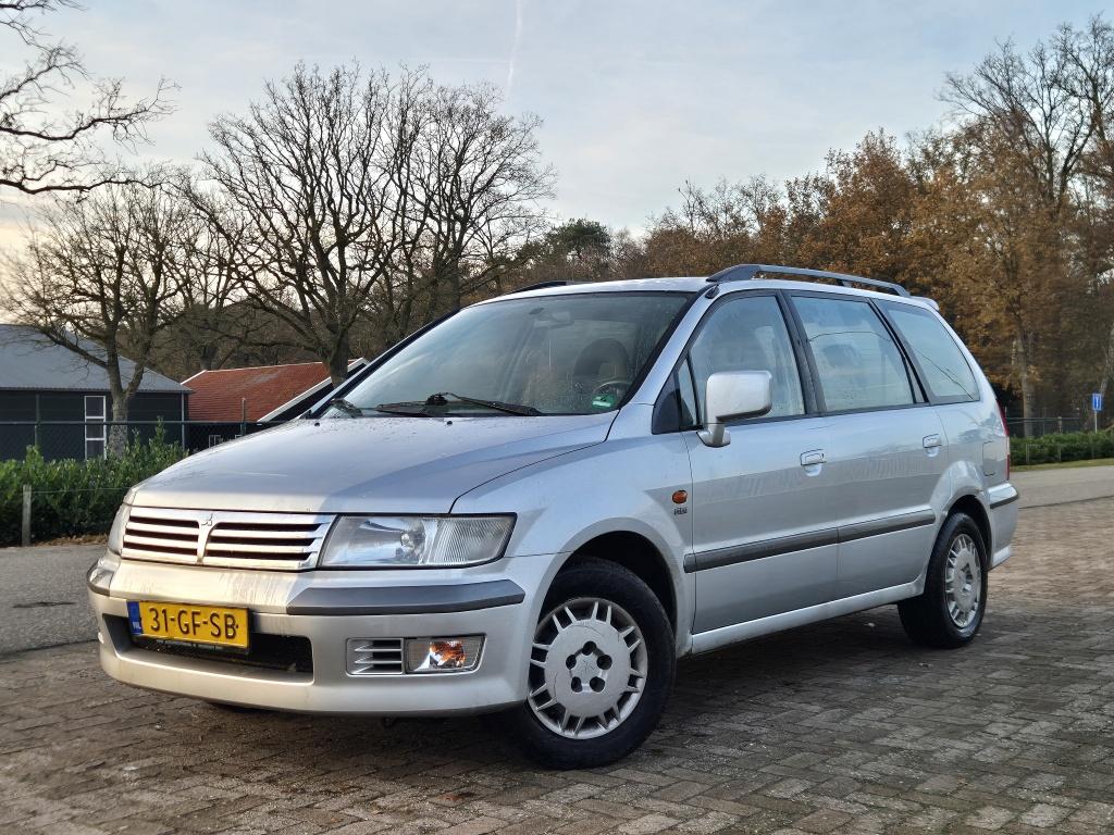 Mitsubishi Space Wagon 2.4 GDI GLXi 7p. (bj 2000), Auto's, Voorwielaandrijving, 150 pk, 7 stoelen, Bedrijf