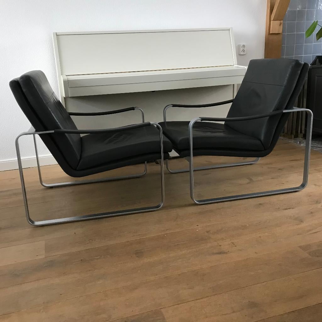 Set 2 Rolf Benz 568 586 design fauteuil stoel modern, Huis en Inrichting, Fauteuils, Gebruikt, Ophalen of Verzenden, Nvt, Nvt