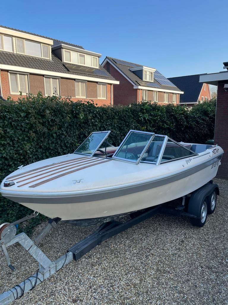 Beekman Speedboot 140 Pk Mercury 3.0 L 4 cilinder (1990), Ophalen, Gebruikt, 120 tot 200 pk, 3 tot 6 meter
