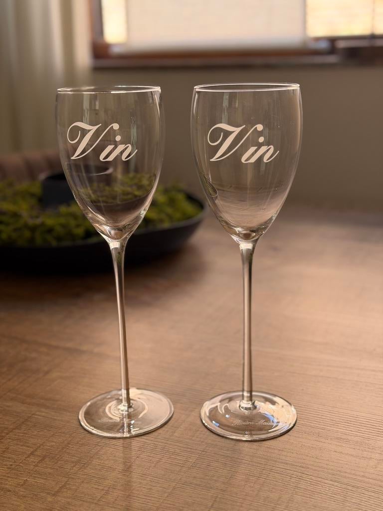 Rivièra Maison wijnglazen set van 2, Verzamelen, Glas en Borrelglaasjes, Ophalen of Verzenden, Zo goed als nieuw, Overige typen