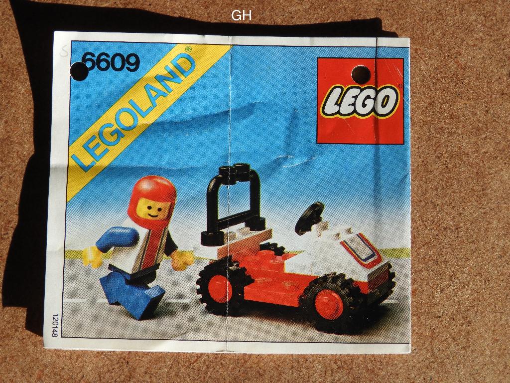 Lego 6609 Vintage Race Car, Kinderen en Baby's, Speelgoed | Duplo en Lego, Compleet, Gebruikt, Overige thema's, Verzenden