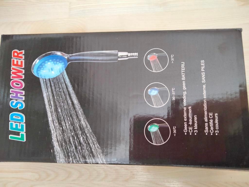 LED douche kop NIEUW., Ophalen of Verzenden, Nieuw, Douche