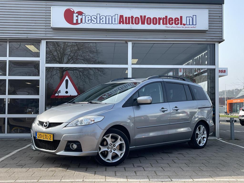 Mazda 5 2.0 TS Plus /7 persoons/Clima/Cruise/Trekhaak/elek., 145 pk, Stof, Gebruikt, Zwart