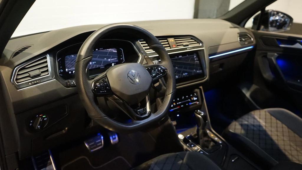 Volkswagen Tiguan 1.4 TSI eHybrid 245PK R-Line Maxton BLACKS, 4 cilinders, USB, Wit, Hybride Elektrisch/Benzine