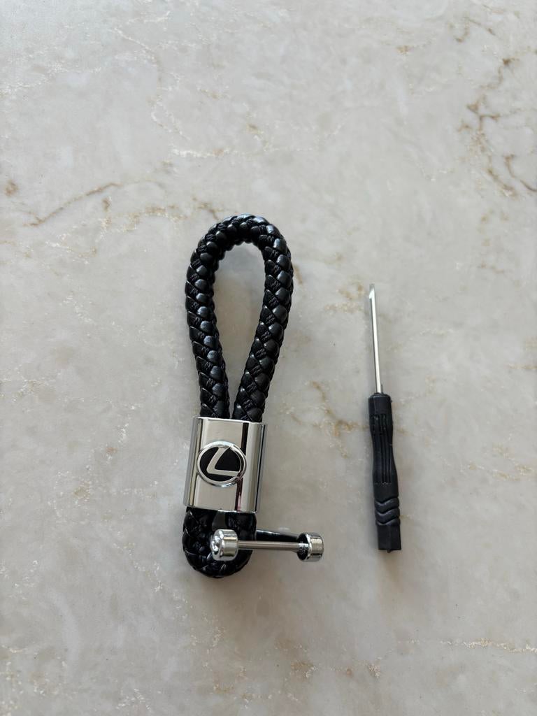 Lexus Sleutelhanger - Nieuw, Zwart, Chique Design, Ophalen of Verzenden, Nieuw, Merk