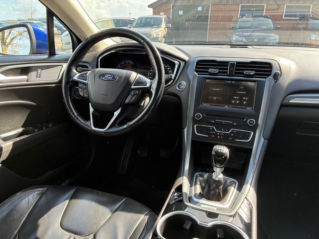 Ford Mondeo Wagon 2.0 TDCi Titanium | Leder + Pano/shuif dak, Auto's, Ford, Voorwielaandrijving, 1502 kg, 4 cilinders, Mondeo